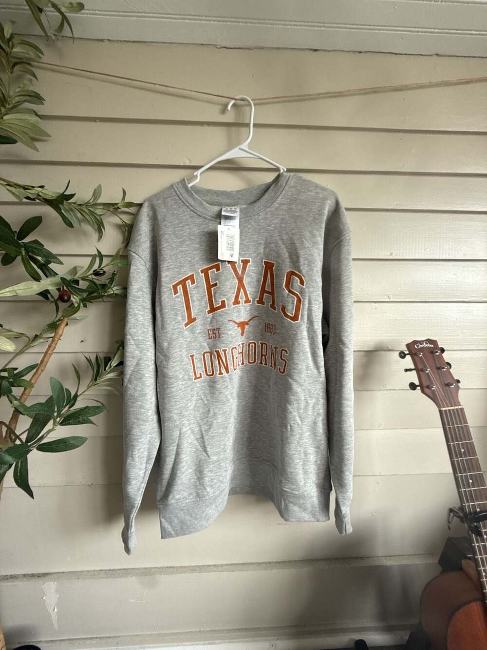Champion Texas Longhorns Grey Crewneck Sweatshirt